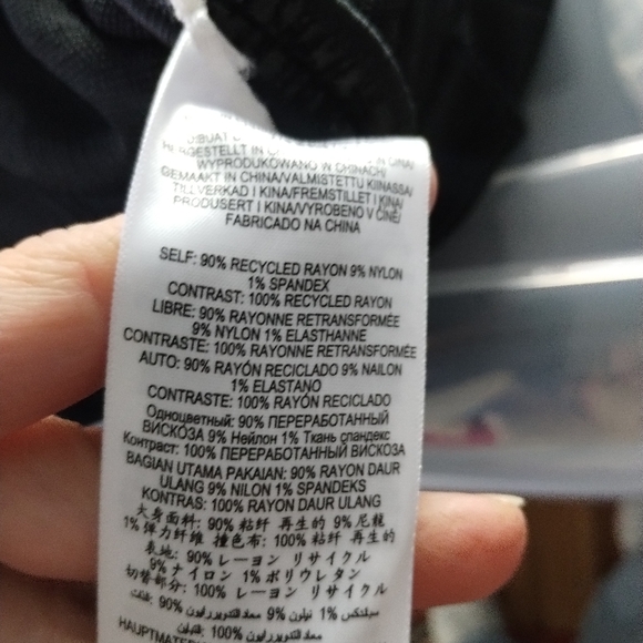 Herve Ledger V Neck Metallic Fringe Dress Medium - Picture 9 of 13